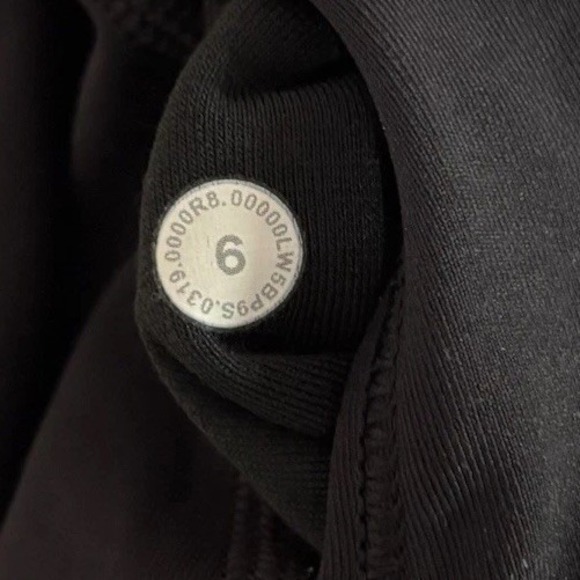 Lululemon SoulCycle Wunder Under Crop Leggings Black High Rise Size 6 - Picture 8 of 8